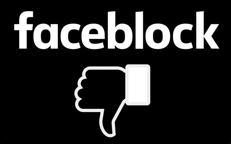 bojkot facebooka - faceblock